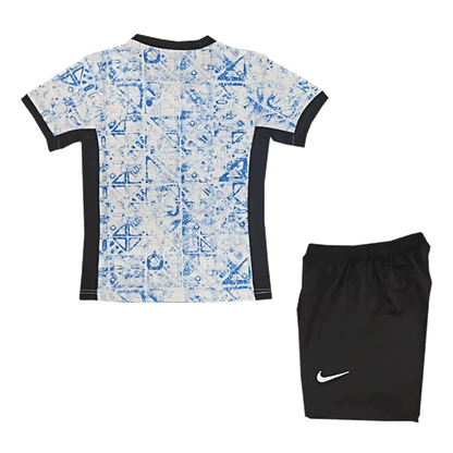 Kids Portugal Away Kit(Jersey+Shorts) EURO 2024