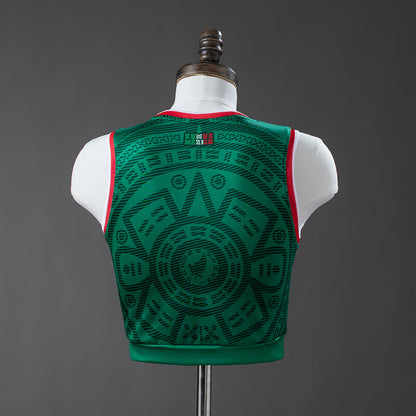 Mexico 2026 Crop Top Home Jersey - Women's