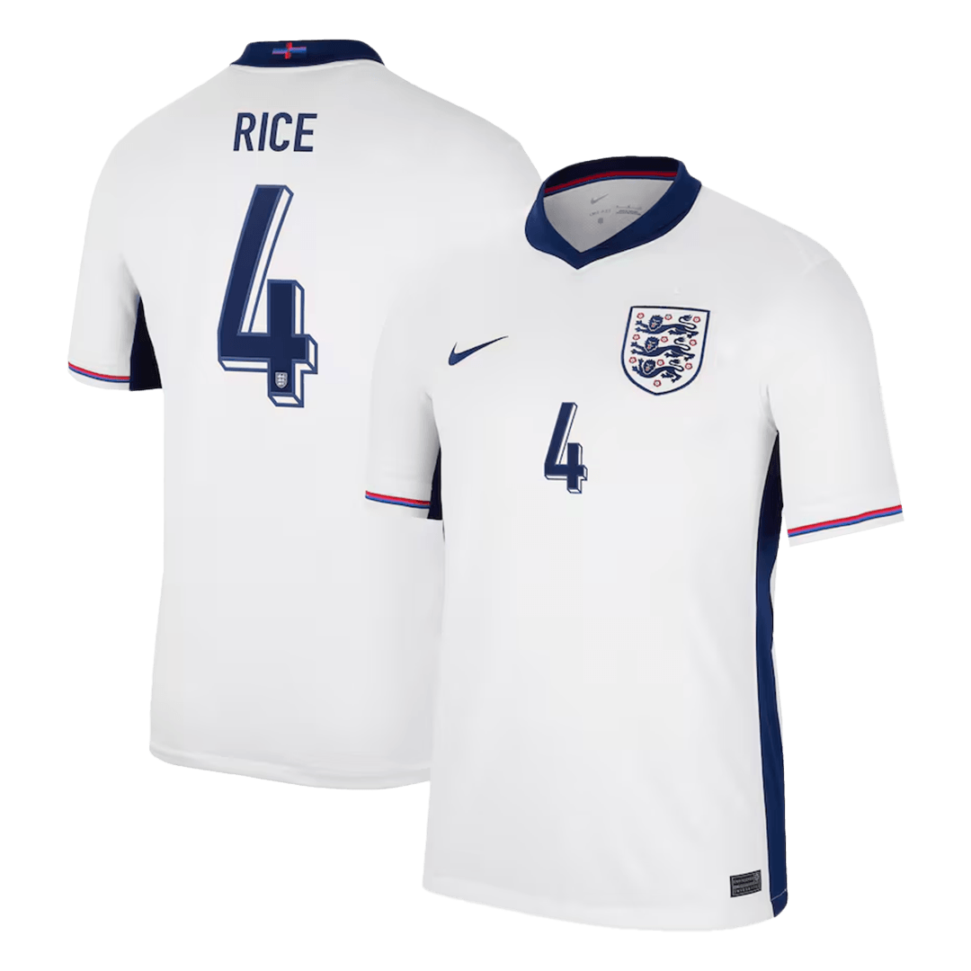 RICE #4 England Home Jersey Euro 2024 FV