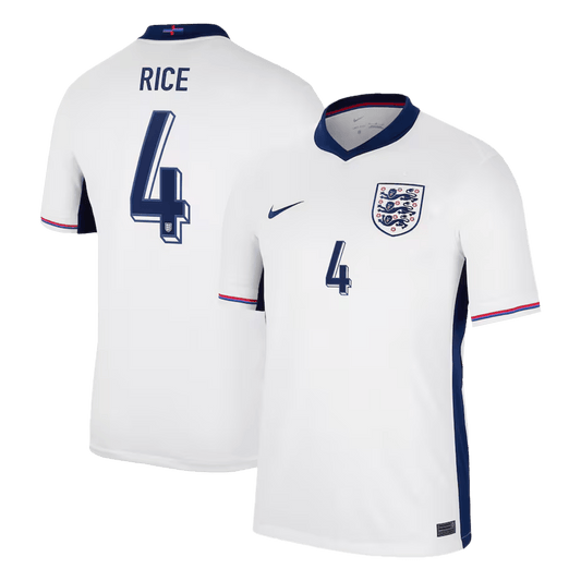 RICE #4 England Home Jersey Euro 2024 FV