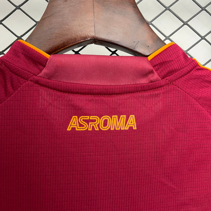25/26 AS Roma Home Kids Size Jersey