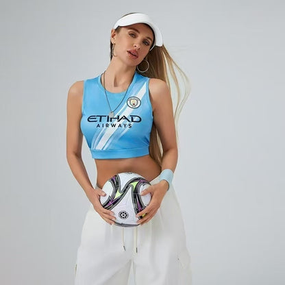 Manchester City Home Women's Crop-Top