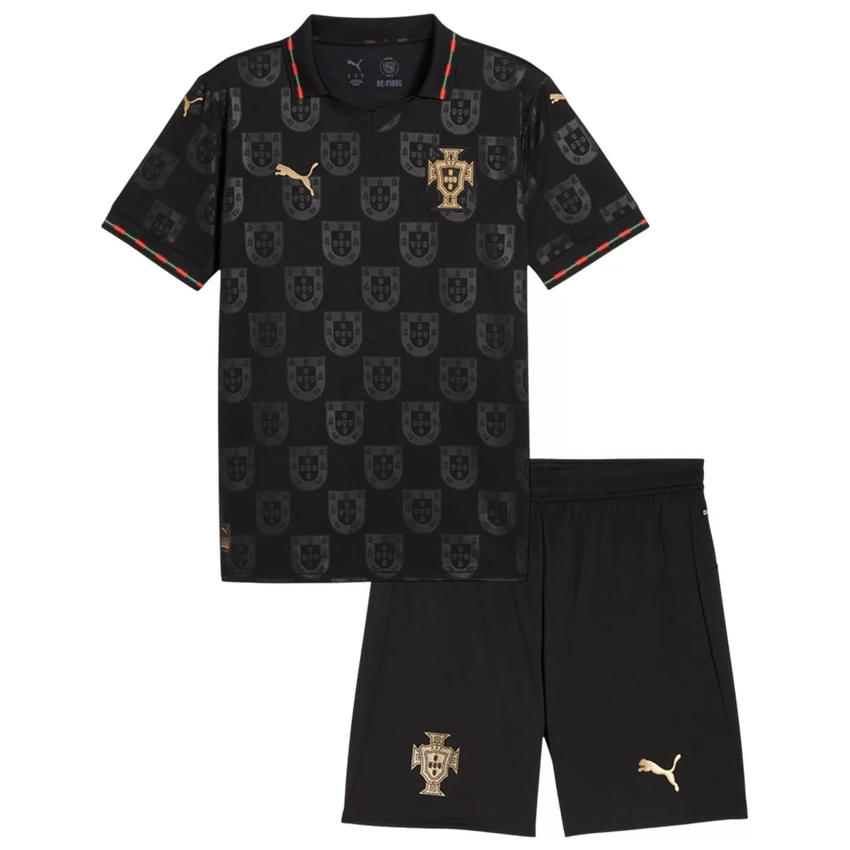 Kids Portugal 'Black Panther' Special Edition Jersey Kit 2026
