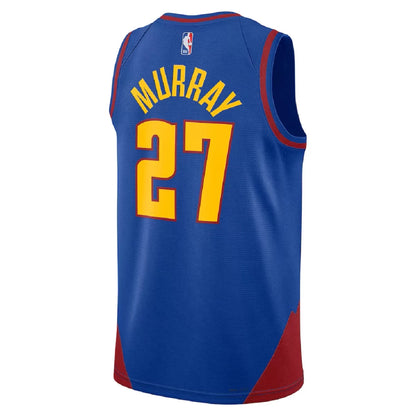 Men's Denver Nuggets Jamal Murray Blue Swingman Jersey - Statement Edition