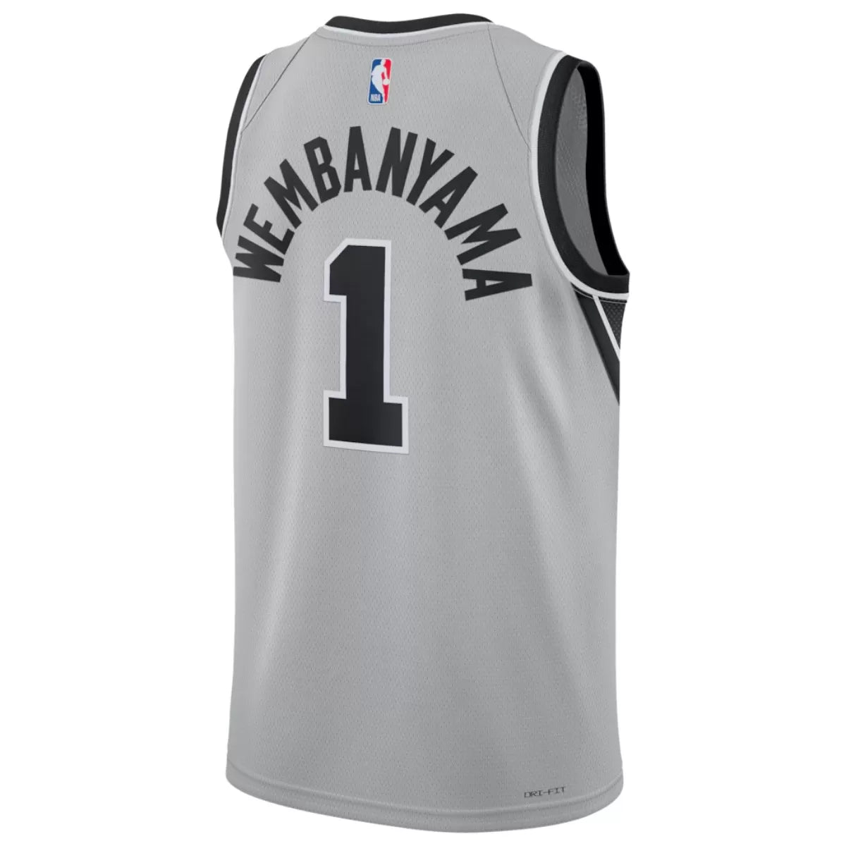 Men's San Antonio Spurs Victor Wembanyama Silver Swingman Jersey - Statement Edition