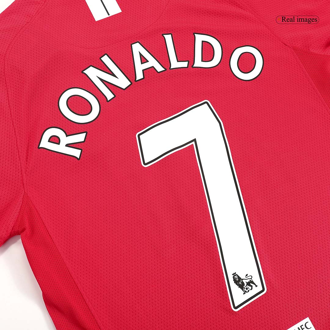 RONALDO #7 Retro Manchester United Home Jersey 2007/08