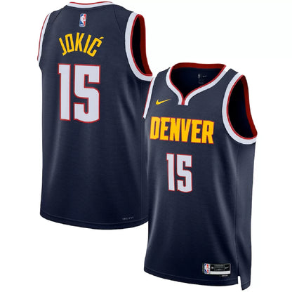 Men's Denver Nuggets Nikola Jokić Navy Swingman Jersey - Icon Edition