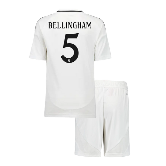 Kids BELLINGHAM #5 Real Madrid Home Kit 2024/25