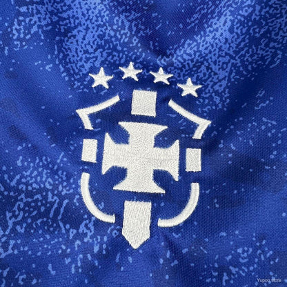 2025 Men's Brazil Ronaldo 'O Fenomeno' #9 Comma Football Blue Jersey