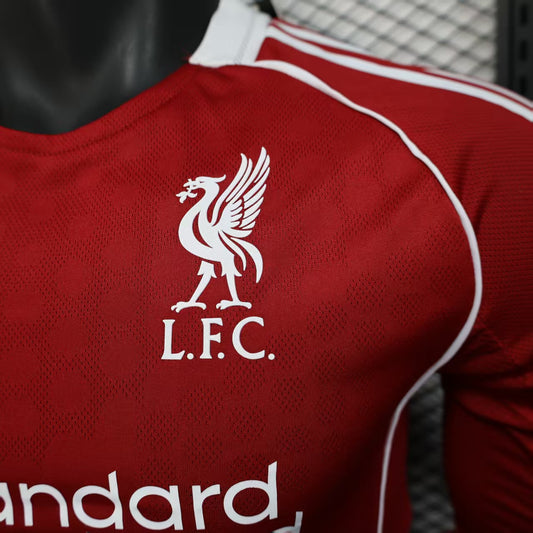 25-26 Liverpool FC Home Authentic Long-Sleeve Jersey