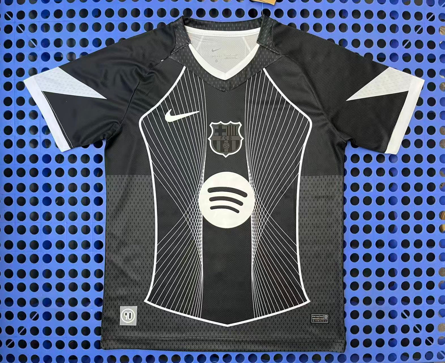 FC Barcelona Total90 Black Jersey