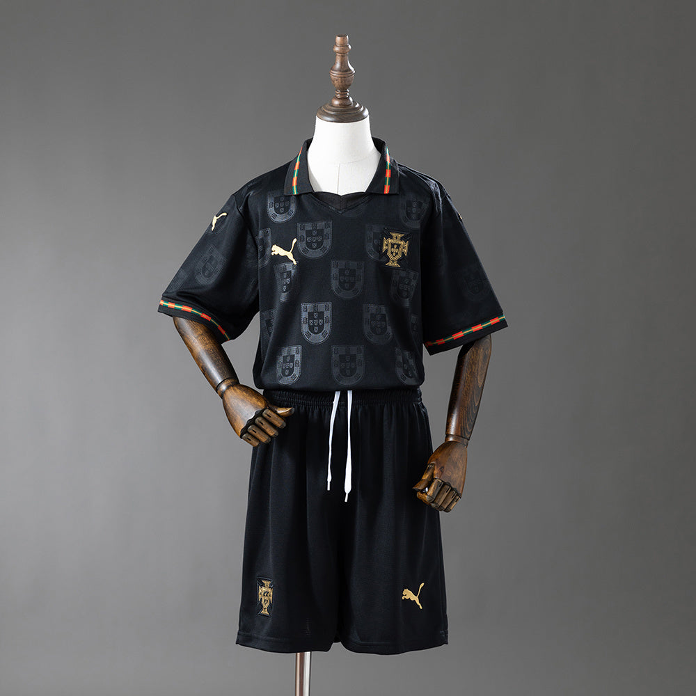 Portugal Kids 'Black Panther' Special Edition Jersey Kit 2026