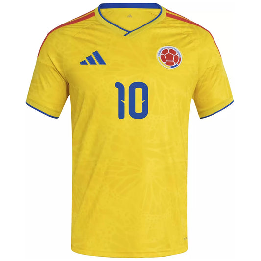 James #10 Colombia Home Jersey World Cup 2026