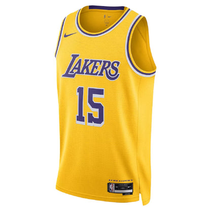 Men's Los Angeles Lakers Austin Reaves Gold Swingman Jersey - Icon Edition