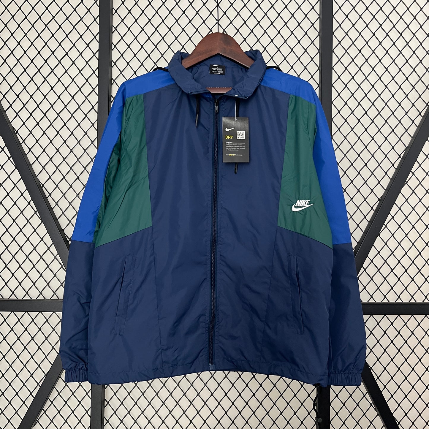 2024 Blue/Green Windbreaker