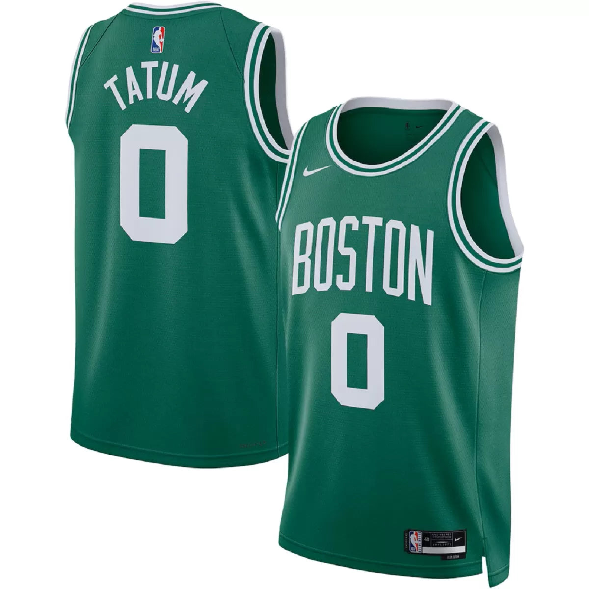 Men's Boston Celtics Jayson Tatum Green Swingman Jersey - Icon Edition