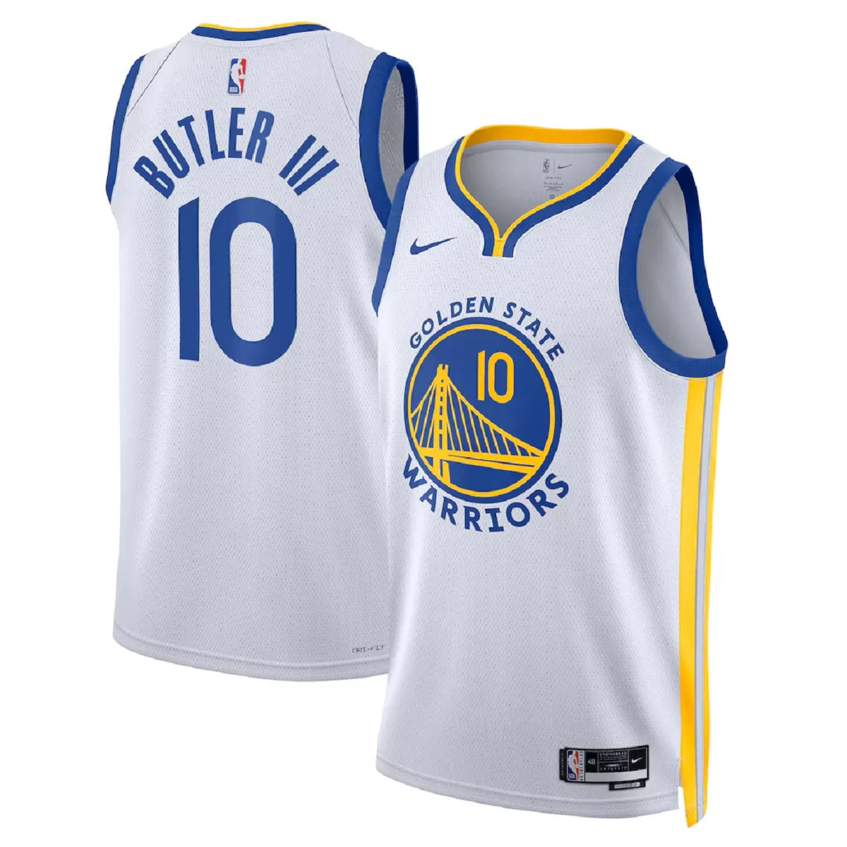 Men's Golden State Warriors Jimmy Butler White Swingman Jersey - Association Edition