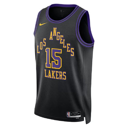 Men's Los Angeles Lakers Austin Reaves Black Swingman Jersey 2025/26 - City Edition