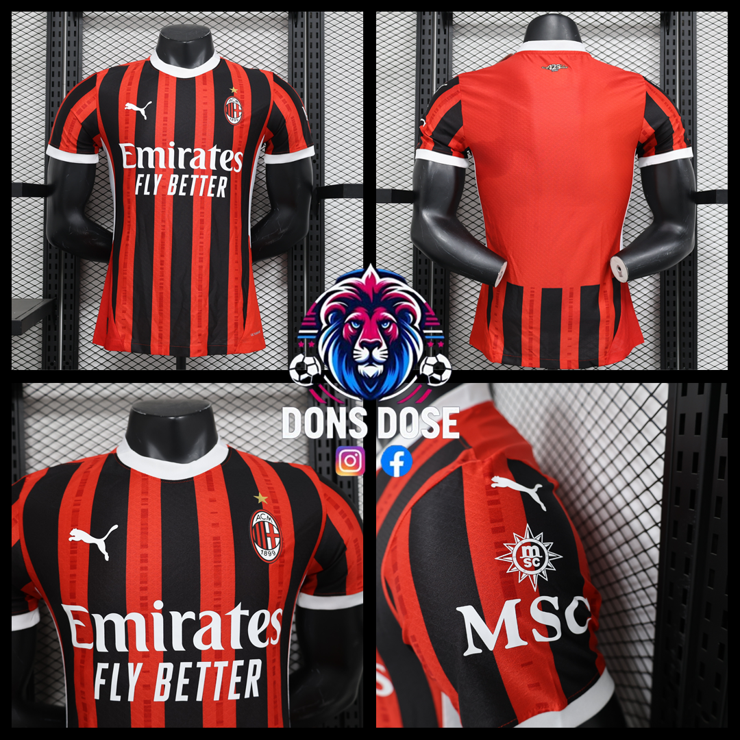 24/25 AC Milan Home Soccer Jersey