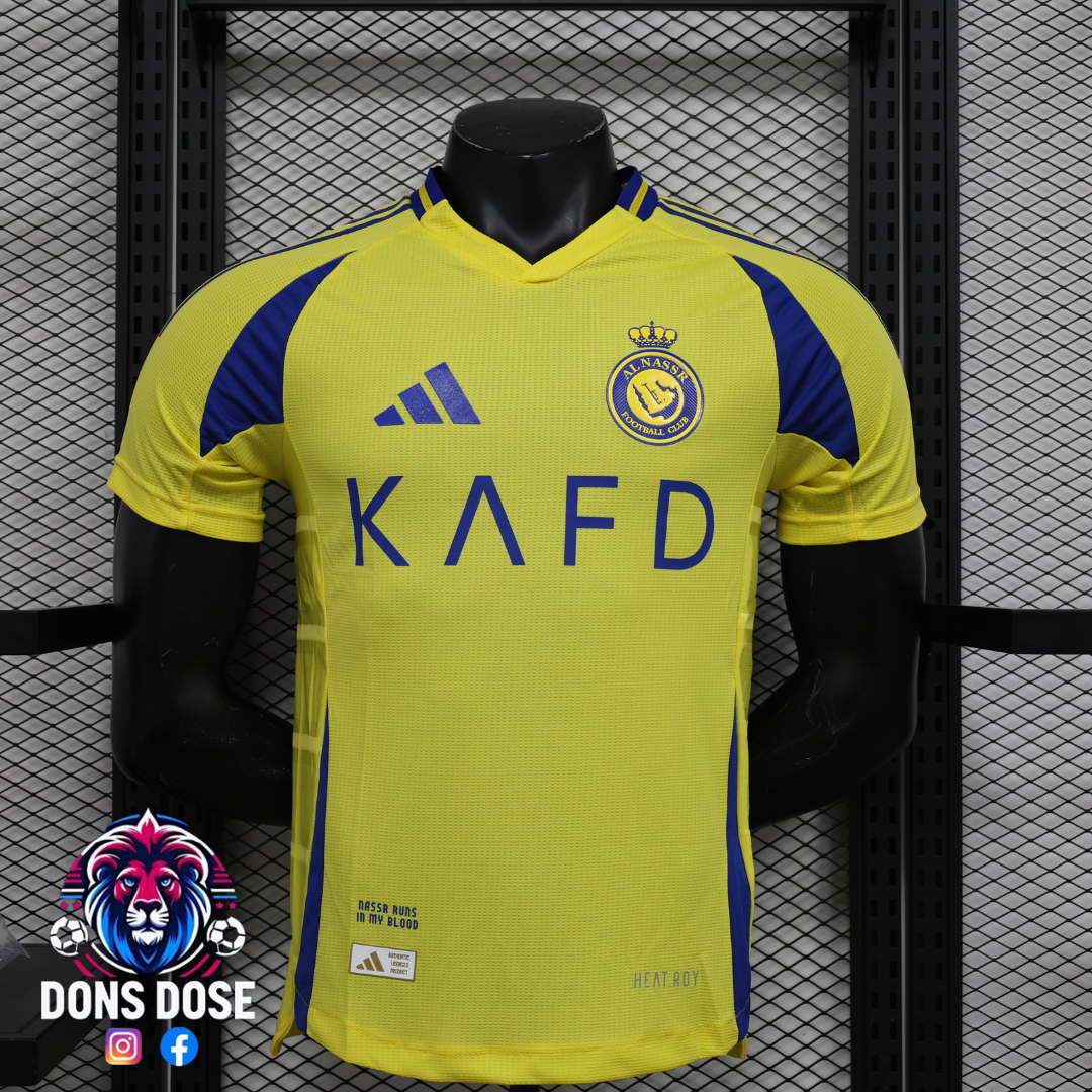 24/25 Al Nassr Home Soccer Jersey