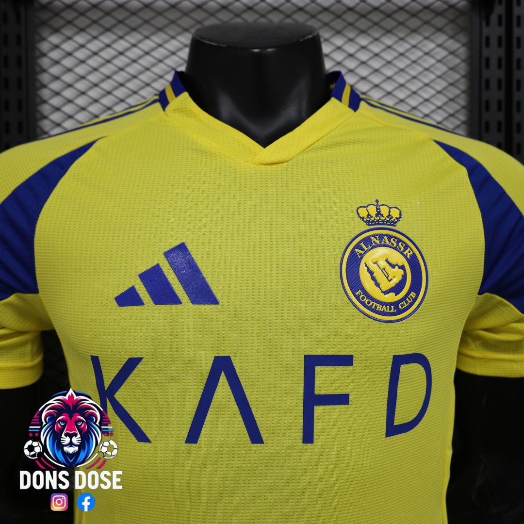 24/25 Al Nassr Home Soccer Jersey