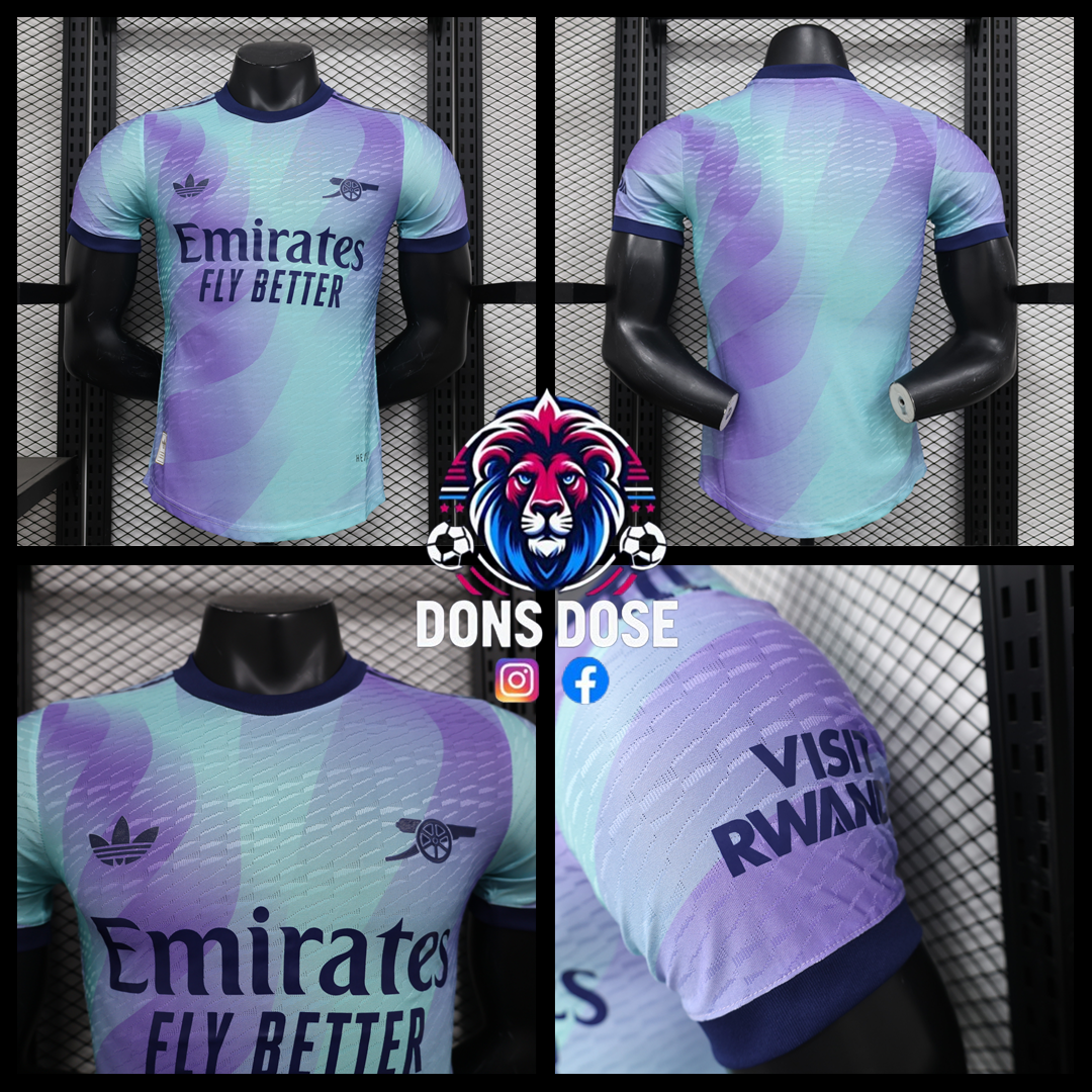 24/25 Arsenal Away Soccer Jersey