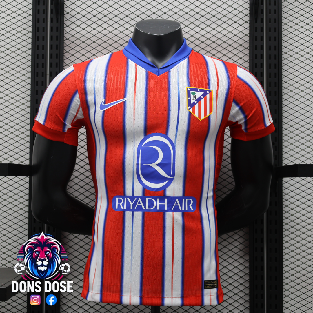 24/25 Atletico Madrid Home Soccer Jersey