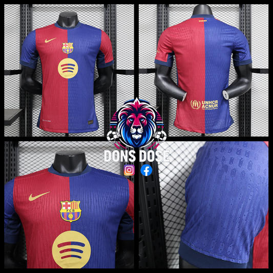 24/25 FC Barcelona Home Soccer Jersey