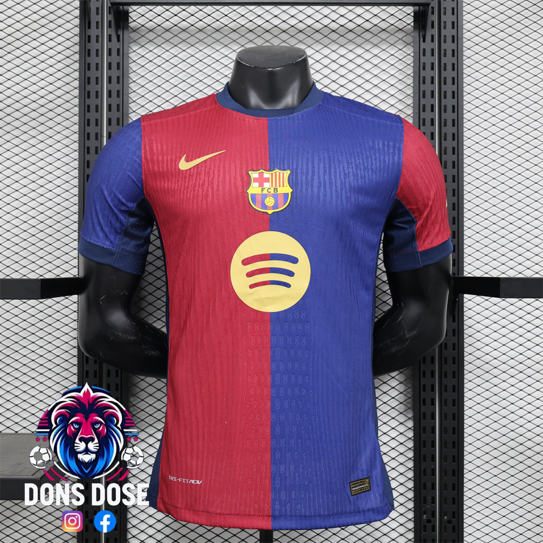 24/25 FC Barcelona Home Soccer Jersey