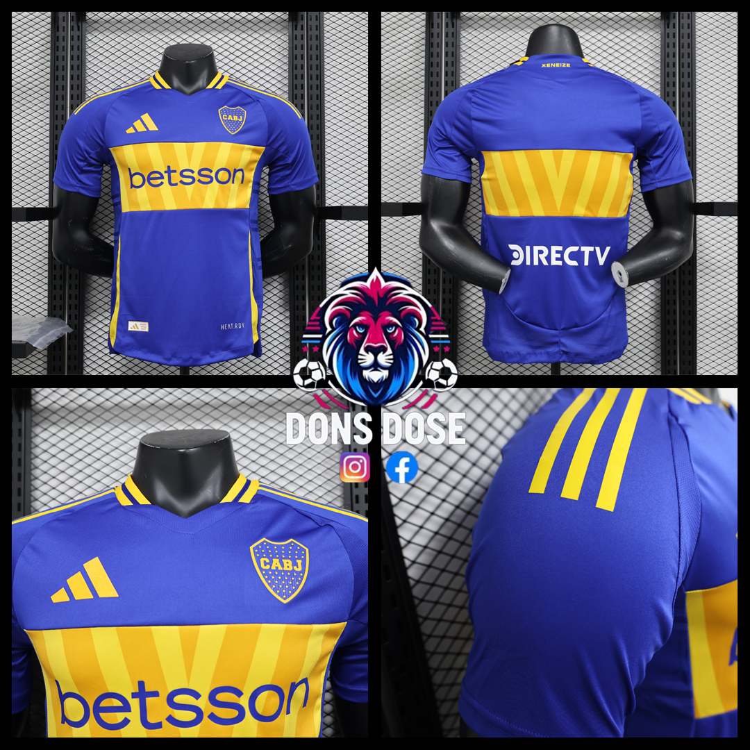 24/25 Boca Juniors Home Soccer Jersey