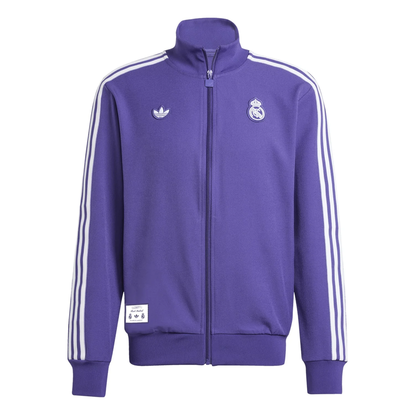 Mens Real Madrid Terrace Icons Track Top 24/25 Purple