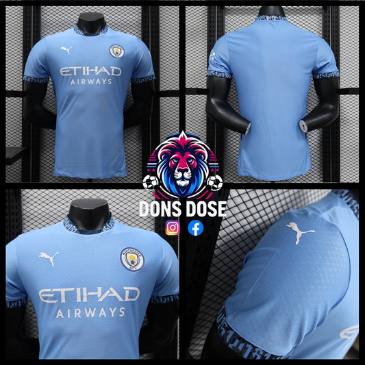 24/25 Manchester City Home Soccer Jersey