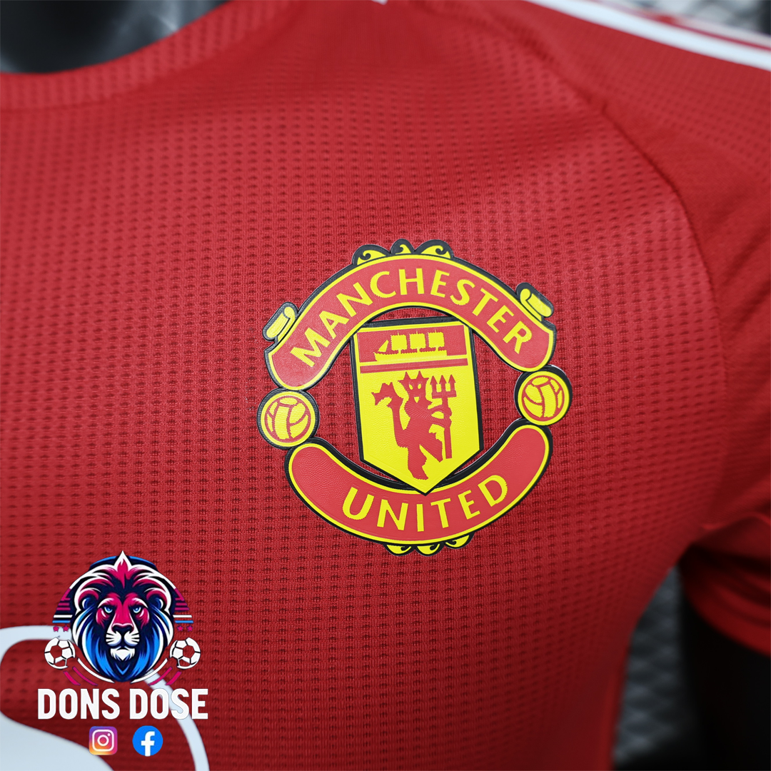 24/25 Manchester United Home Soccer Jersey