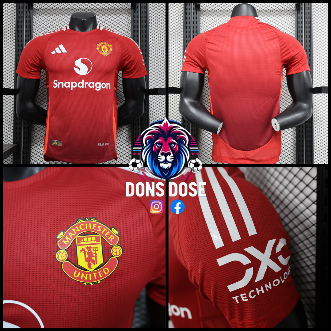 24/25 Manchester United Home Soccer Jersey