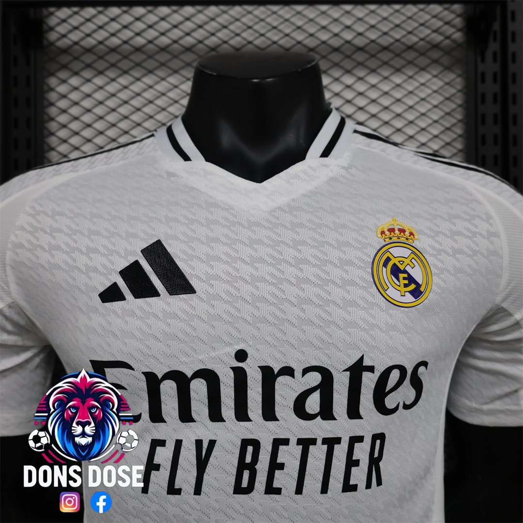 24/25 Real Madrid Home Soccer Jersey