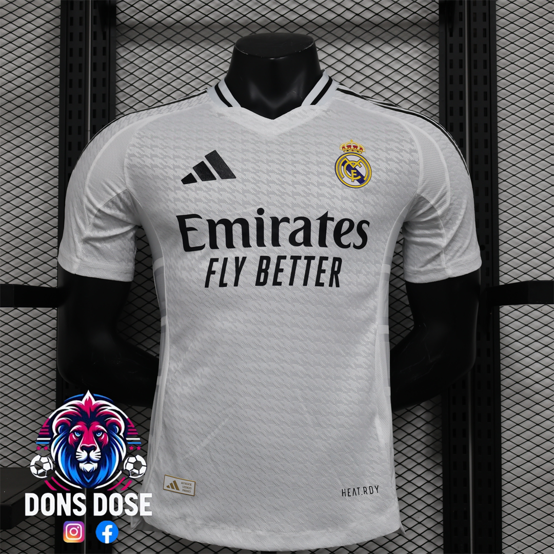 24/25 Real Madrid Home Soccer Jersey