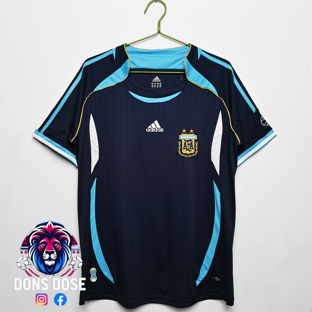 Retro Argentina 2006 Away Soccer Jersey