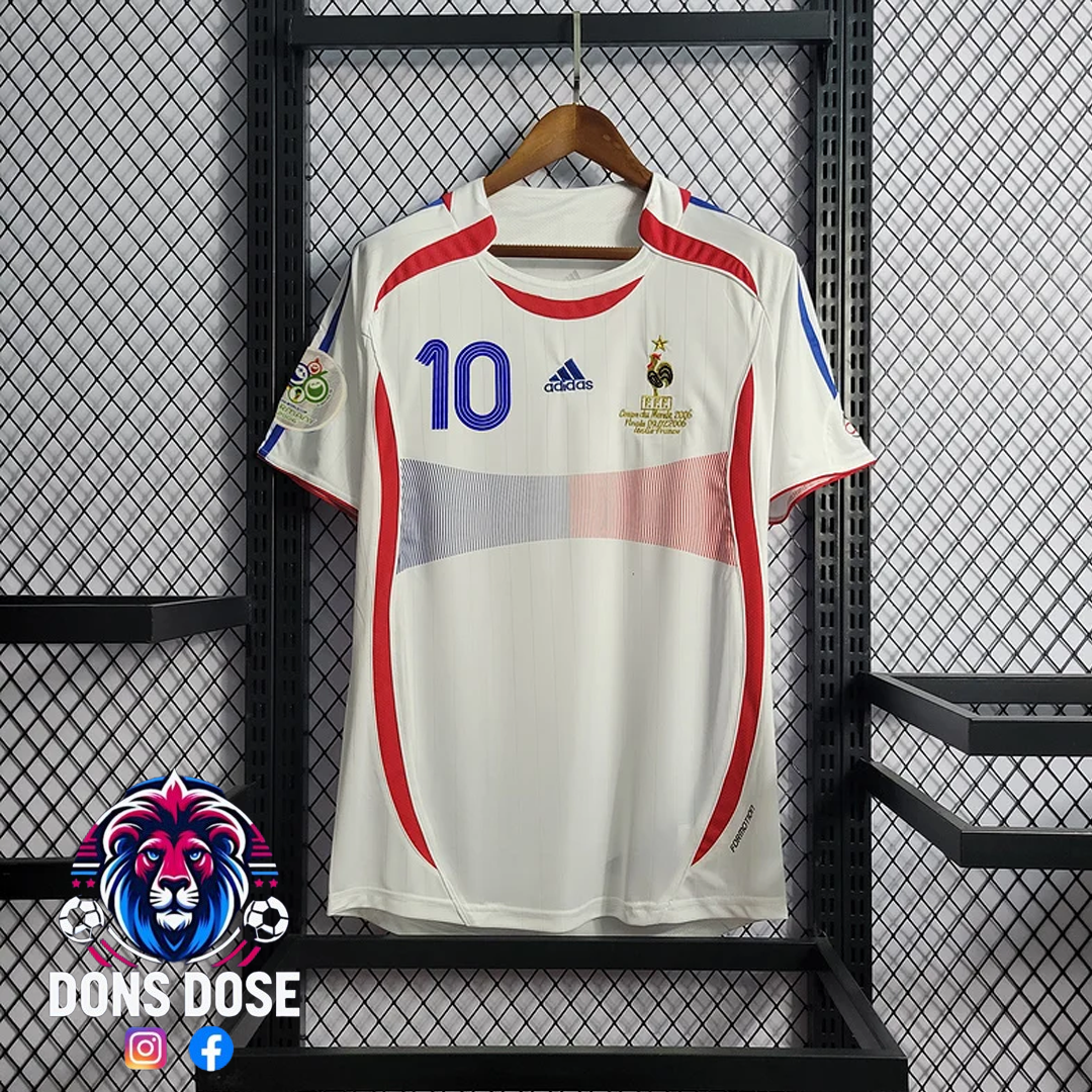 Retro 2006 France Zidane #10 Soccer Jersey