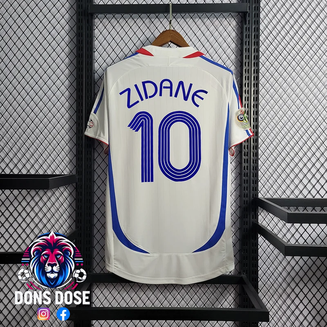 Retro 2006 France Zidane #10 Soccer Jersey