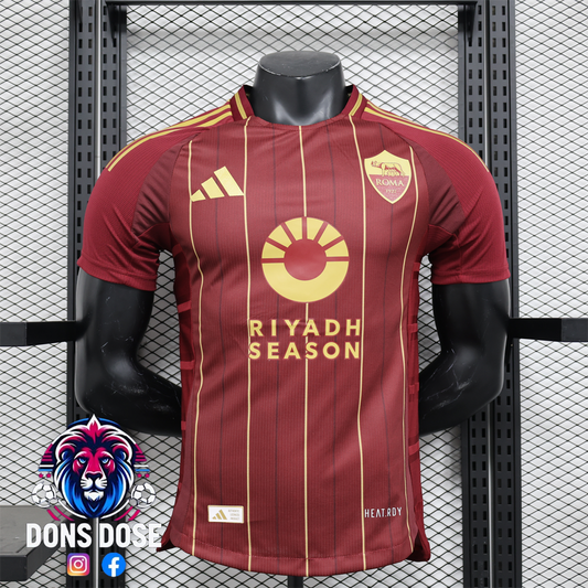 24/25 AS Roma Home Player Jersey