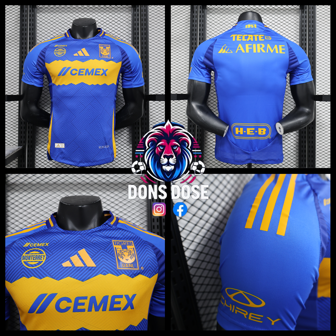 24/25 Tigres UANL Away Soccer Jersey