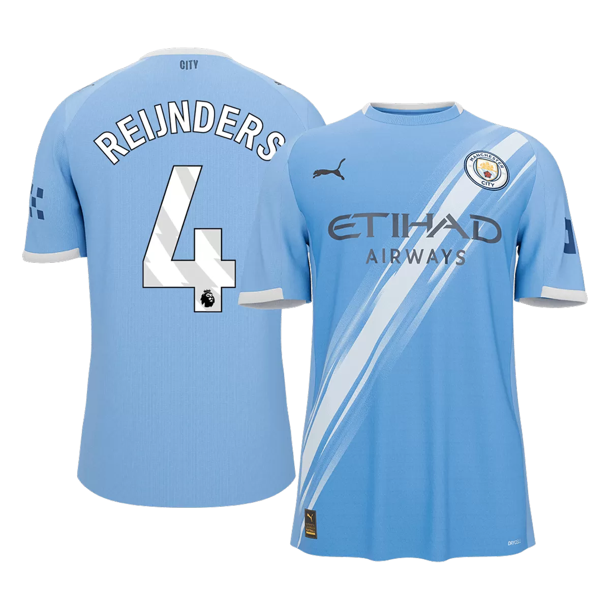 REIJNDERS #4 Manchester City Home Jersey 2025/26