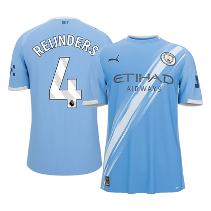REIJNDERS #4 Manchester City Home Jersey 2025/26