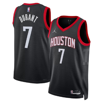 Men's Houston Rockets Kevin Durant Black Swingman Jersey - Statement Edition