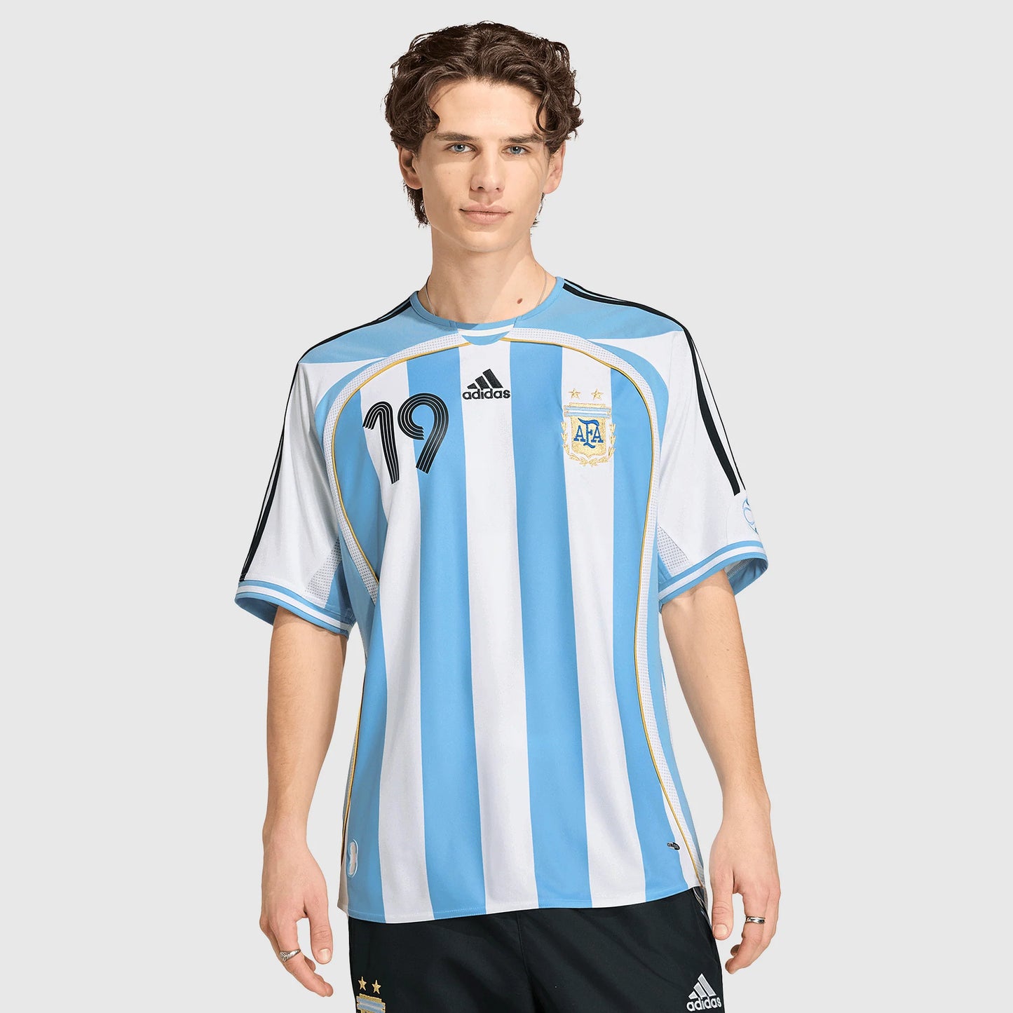 adidas Originals Argentina 2006 Home Jersey With Messi 19