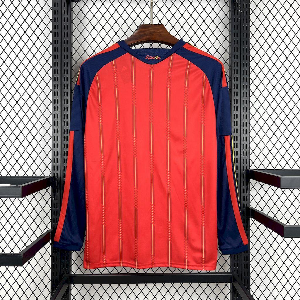 2026 Men's Spain World Cup Home Long Sleeve Jersey España