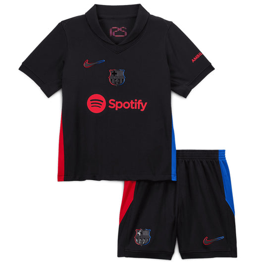 Kids Barcelona Away Kit (Jersey+Shorts) 2024/25