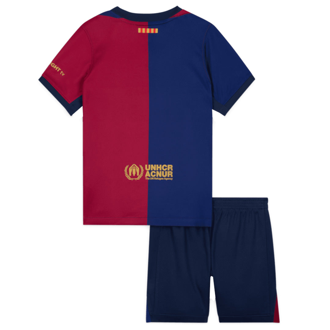 Kids Barcelona Home Kit (Jersey+Shorts) 2024/25