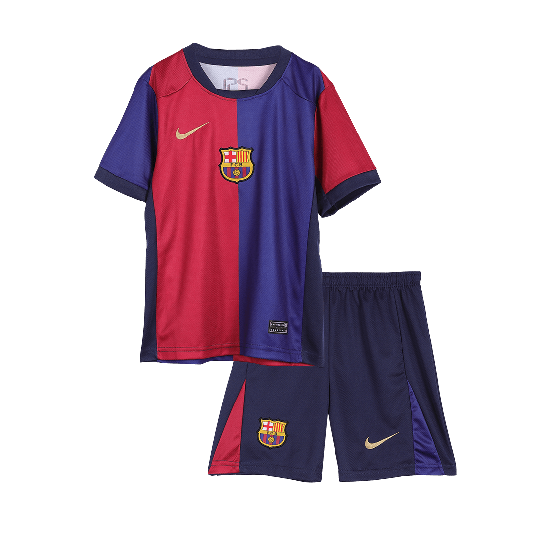 Kids Barcelona Home Kit (Jersey+Shorts) 2024/25