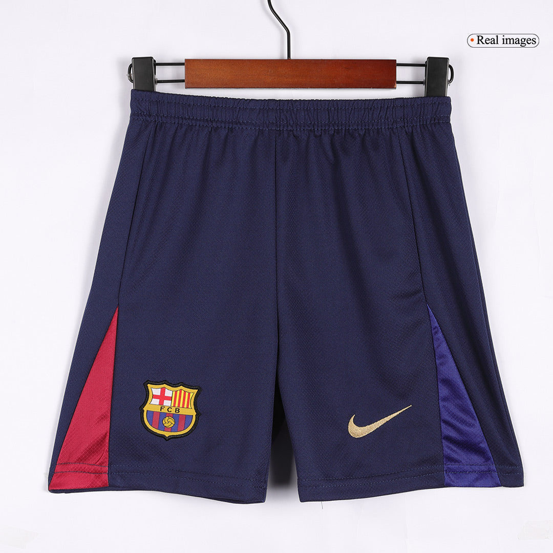 Kids Barcelona Home Kit (Jersey+Shorts) 2024/25